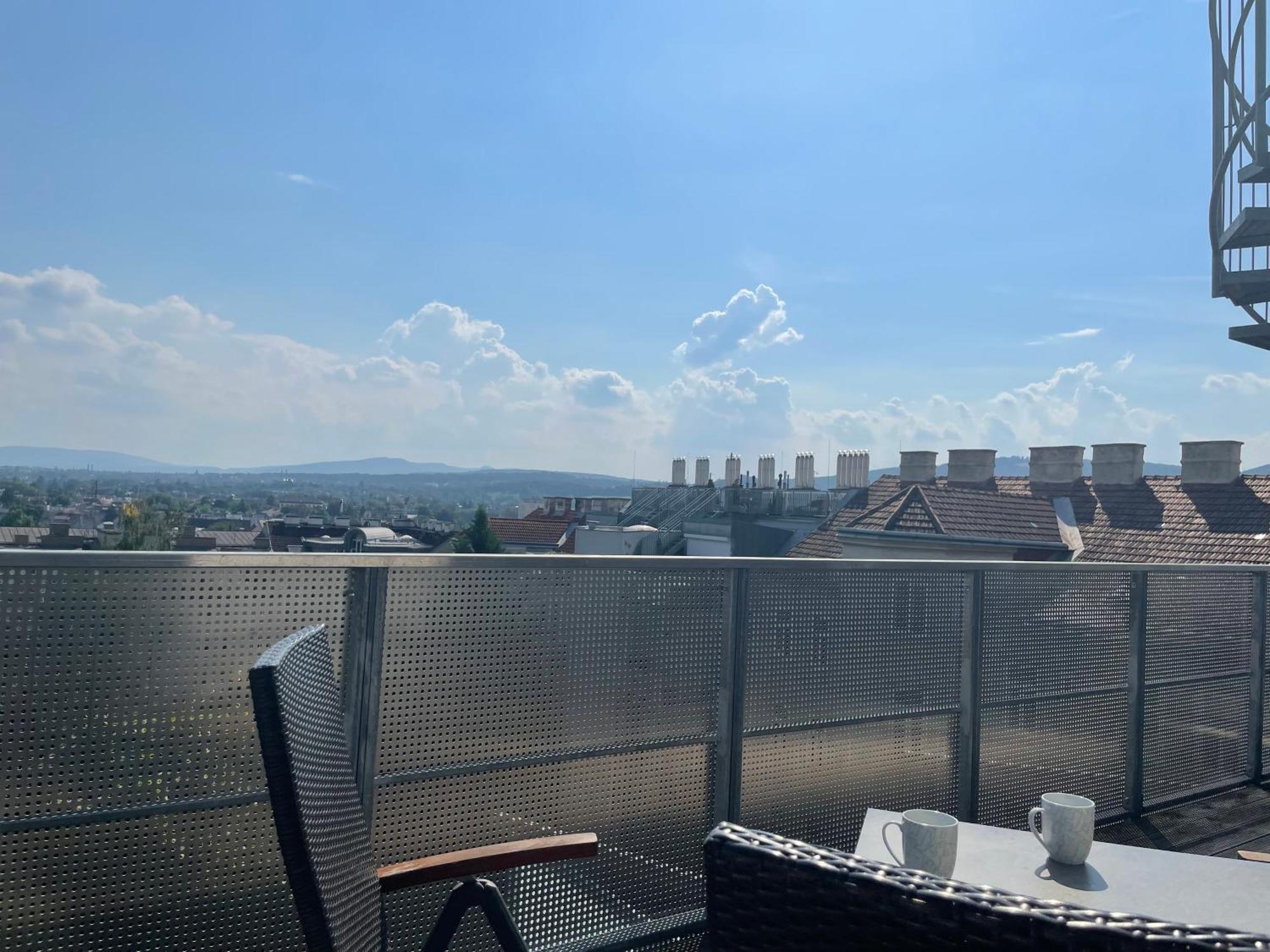 Rooftop Terrace- Panoramablick Ueber Vienne